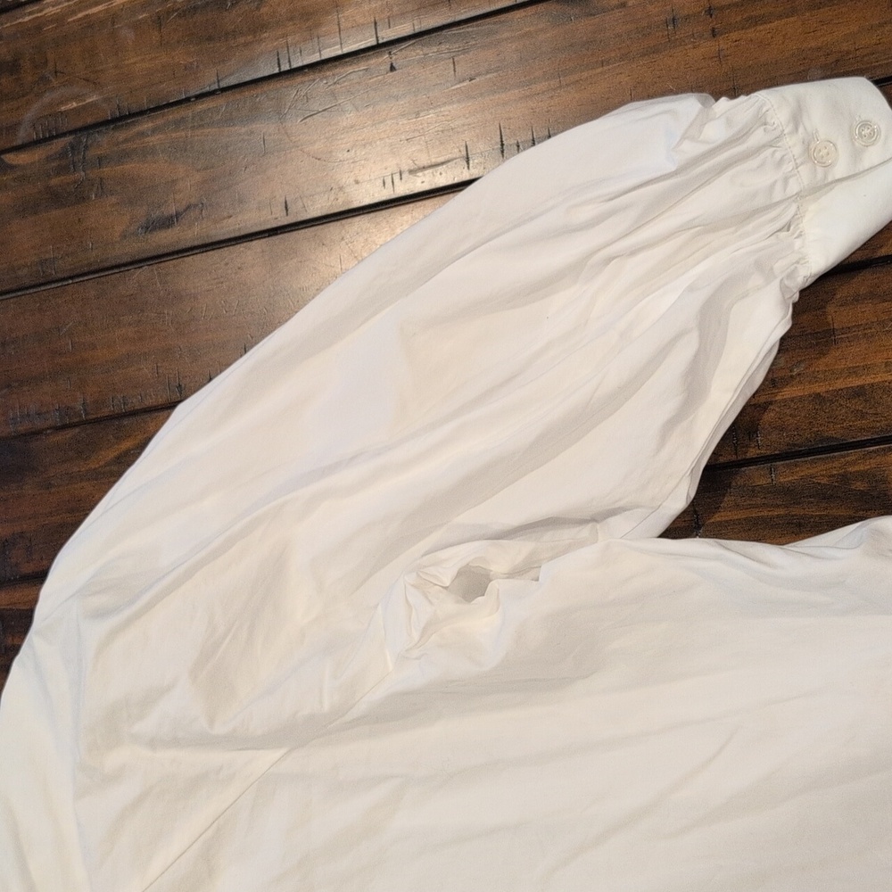 Frame Ruched Cali Popover Blouse - Picture 10 of 10